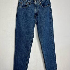 SOLD Levi’s Blue Straight Leg Jeans with High Waist